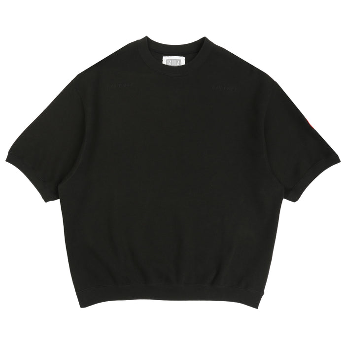 DBL Knit SS Crewneck - Black