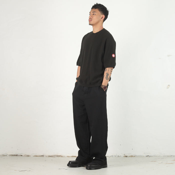 DBL Knit SS Crewneck - Black
