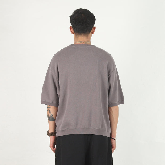 DBL Knit SS Crewneck - Khaki