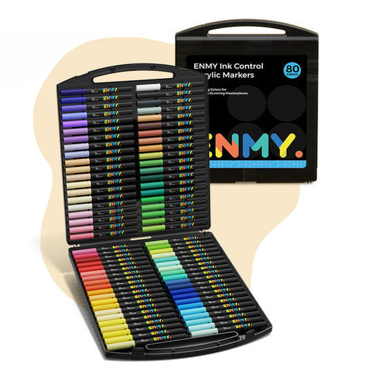 Direct Liquid Acrylic Paint Marker  Permanent, Fast-Drying for Rock, Canvas & Wood