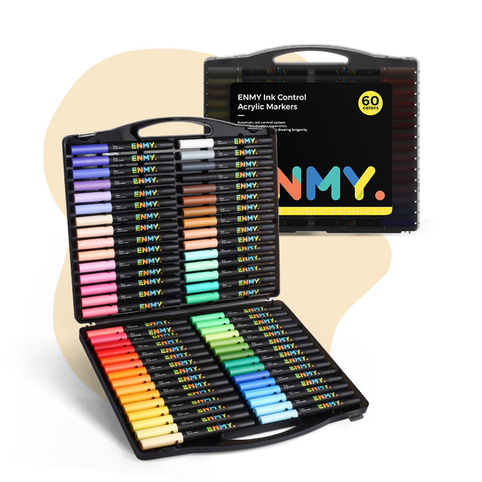 Direct Liquid Acrylic Paint Marker  Permanent, Fast-Drying for Rock, Canvas & Wood