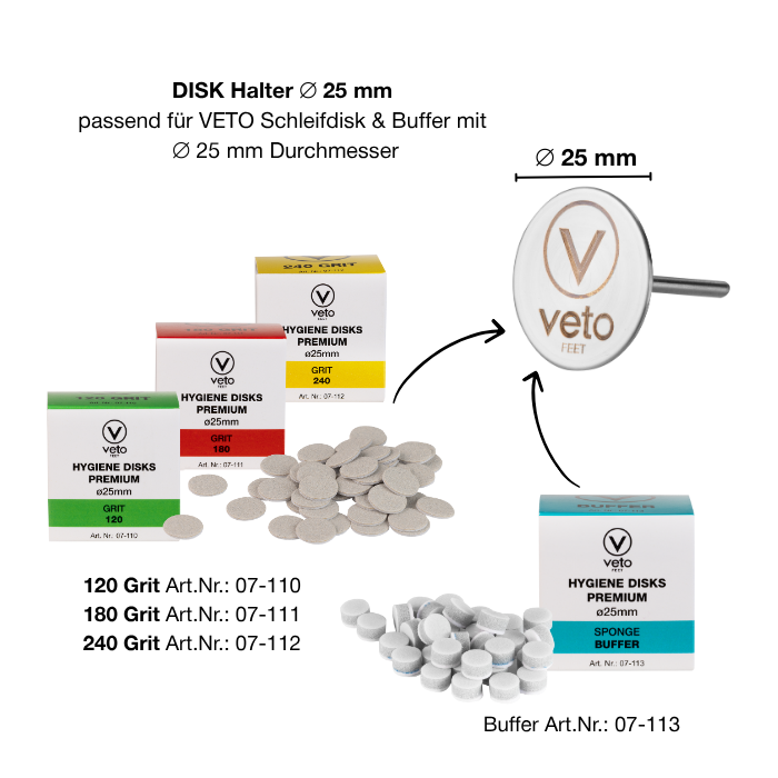 DISK HOLDER ø25mm