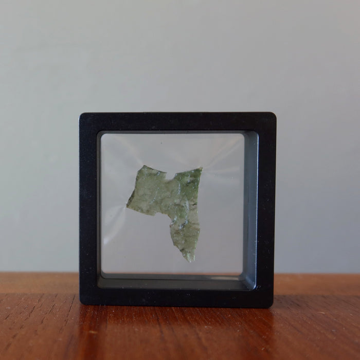 few meteotire in Black Floating Display Case