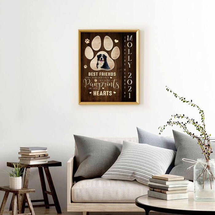Dog Memorial Gift Ideas, Dog Passing Away Gifts, Sympathy Gifts for Pet Loss, Memorial Canvas Photos