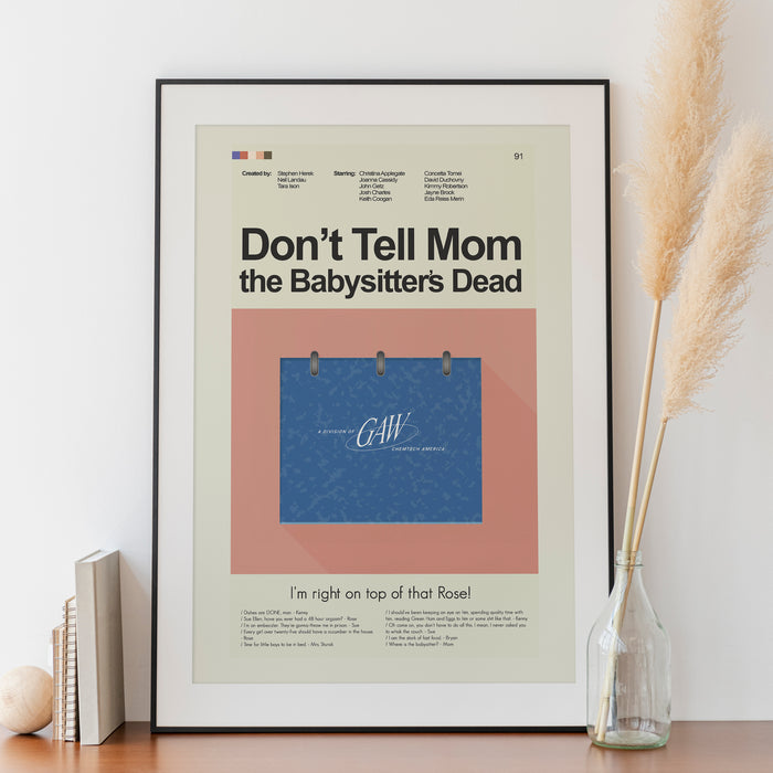 Don't Tell Mom the Babysitter's Dead | DIGITAL ARTWORK DOWNLOAD