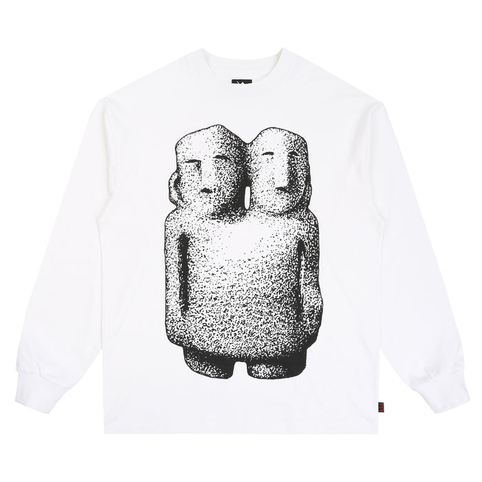 Double Headed L/S - White