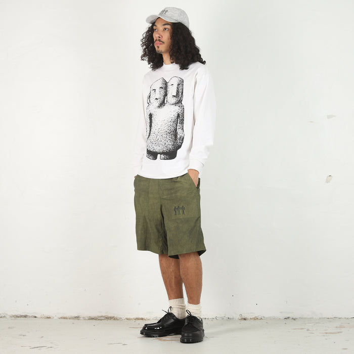 Double Headed L/S - White