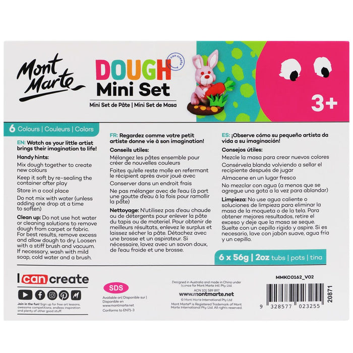 Dough Mini Set 6pc x 56g (2oz)
