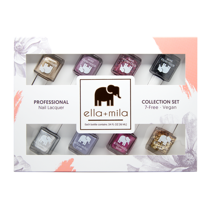 Dream Collection 8-pack nail polish gift box, front view