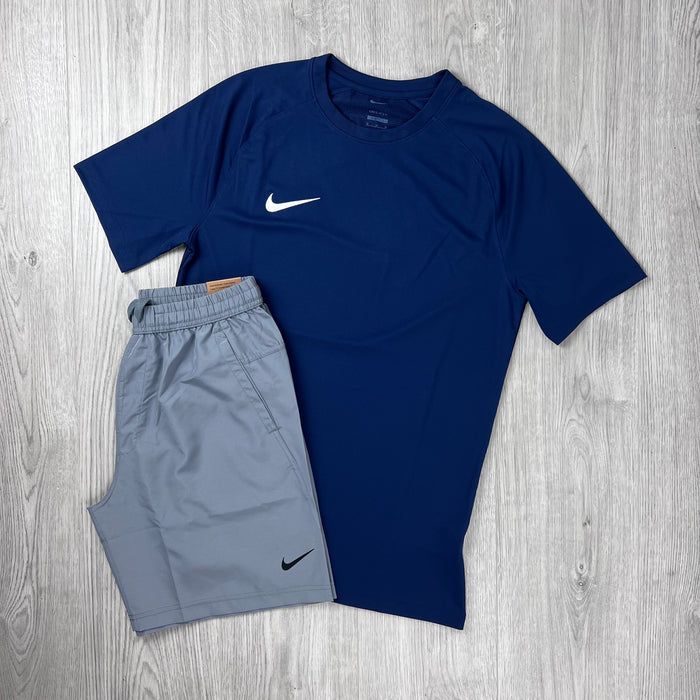 Nike 'Dri-Fit' Pocket Set - Navy/Grey