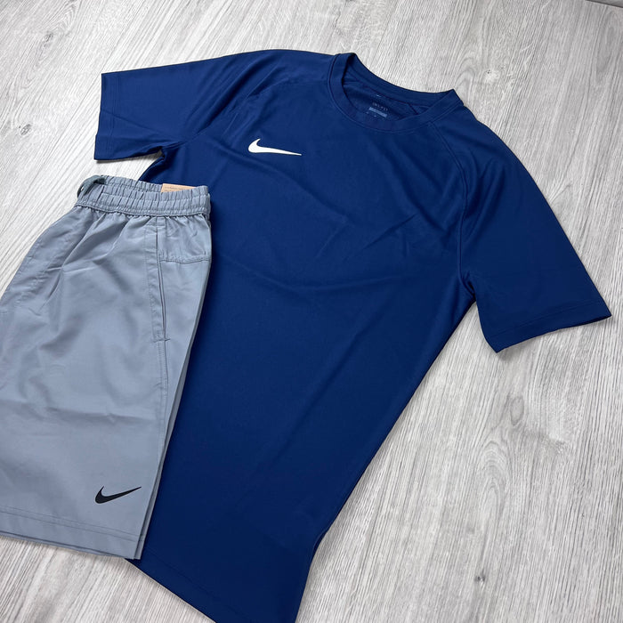 Nike 'Dri-Fit' Pocket Set - Navy/Grey