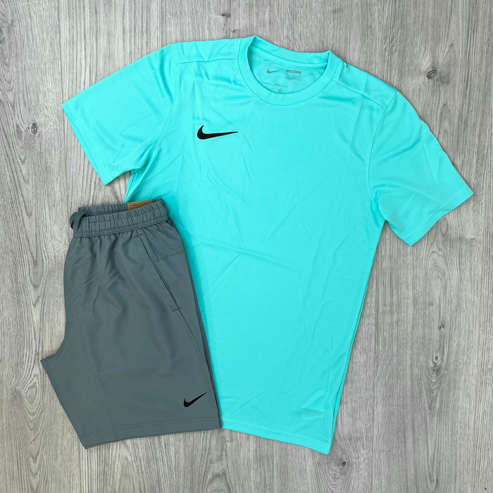 Nike 'Dri-Fit' Pocket Set - Turquoise/Grey