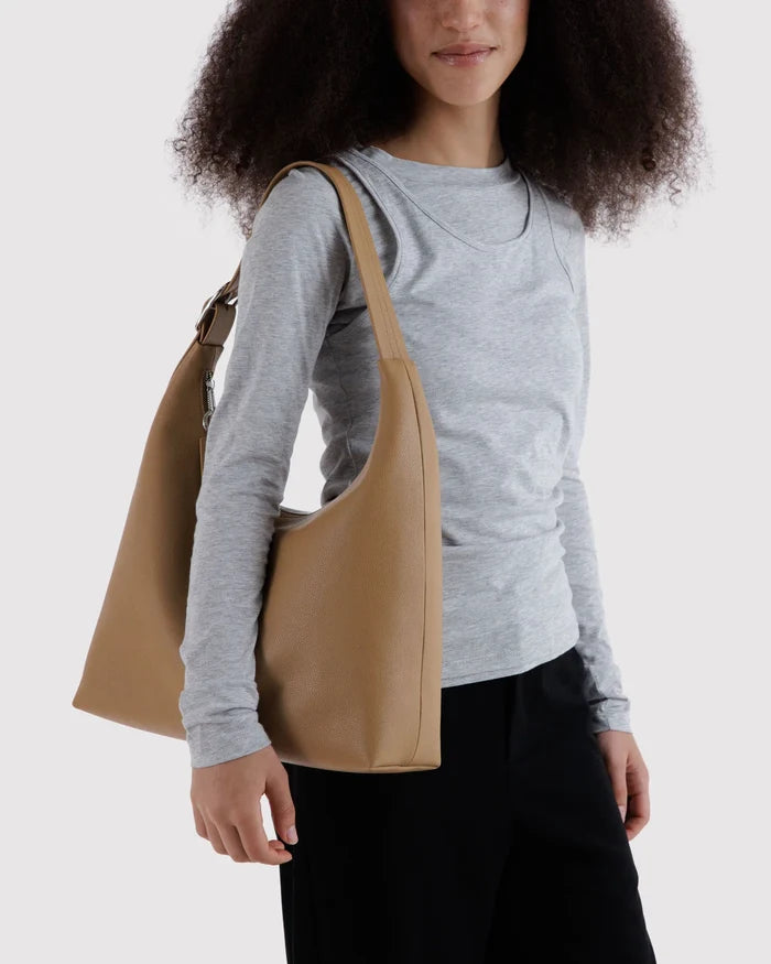 Dune Recycled Leather Shoulder Bag