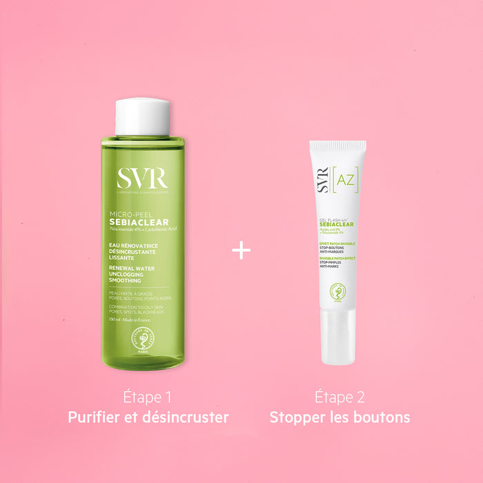 Duo SOS Boutons Sebiaclear