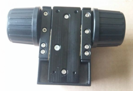 E-Arm Focus Rack without Scope Holder (Black), SKU SA02021101-0002, three quarter front view