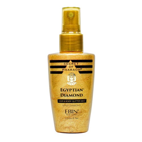 Ebin New York Secret of Pharaoh Egyptian Diamond Hair & Body Glitter Mist 2.37oz/ 70ml - ikatehouse