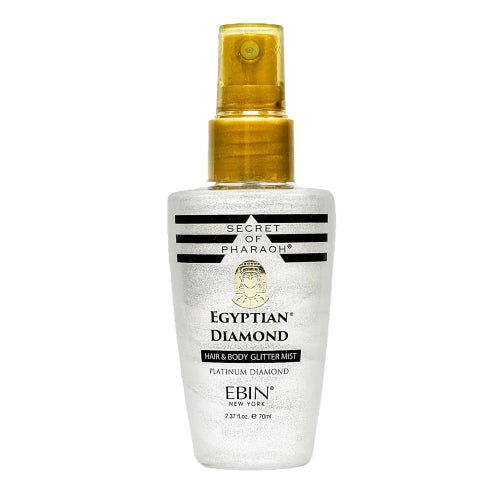 Ebin New York Secret of Pharaoh Egyptian Diamond Hair & Body Glitter Mist 2.37oz/ 70ml - ikatehouse