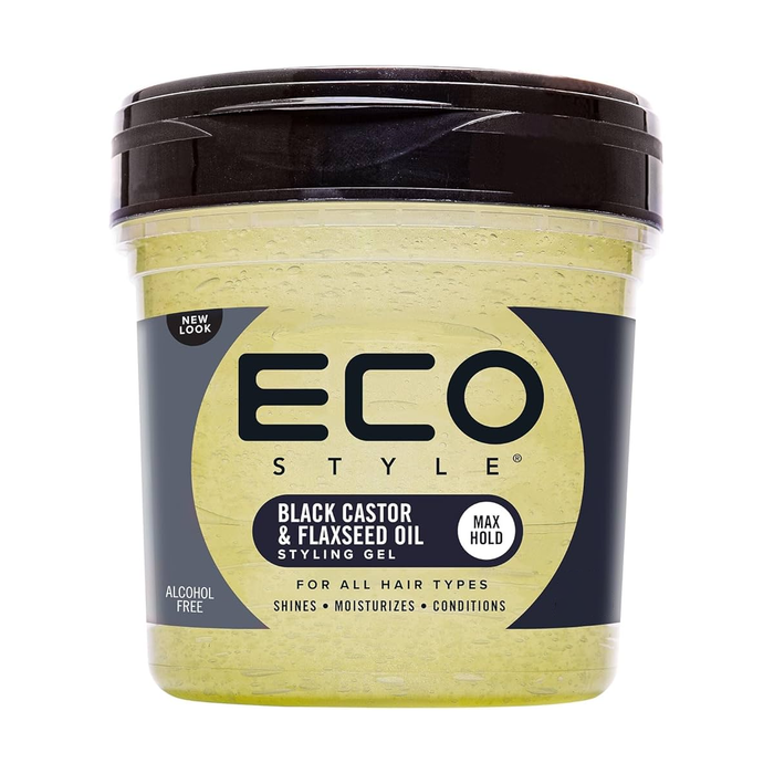 ECO STYLE Gel [Black Castor & Flaxseed Oil] 16oz