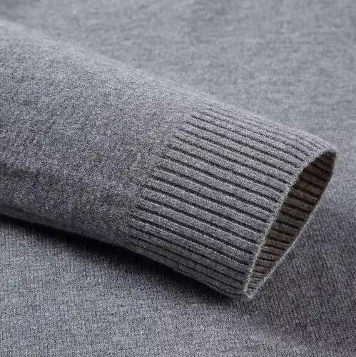 Elisabeth soft turtleneck sweater in a slim fit, shown in a neutral shade