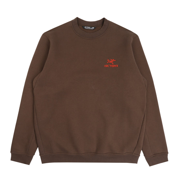Emblem Fleece Crew - Carob