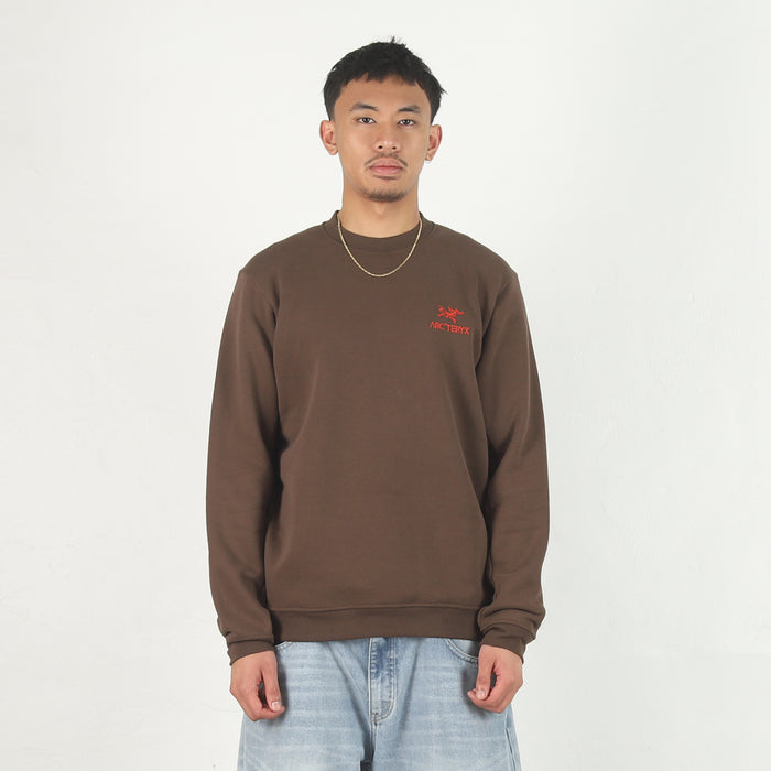 Emblem Fleece Crew - Carob