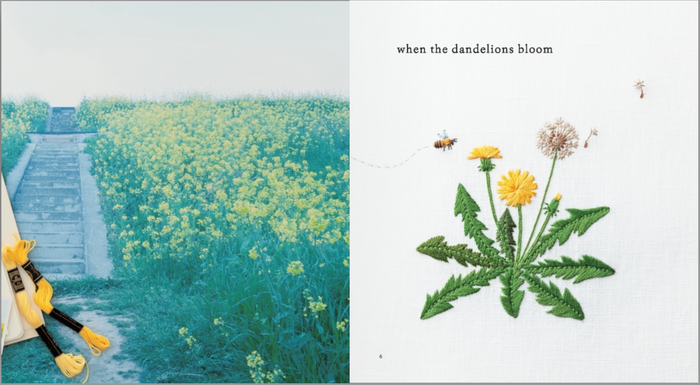 Embroidered Wild Flowers