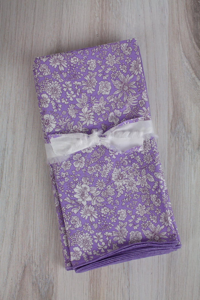 Emily Belle Napkins in Violet (Liberty of London Fabric)