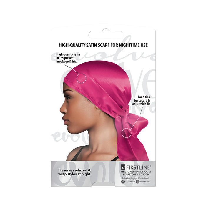 Evolve Satin Wrap Scarf [Fuchsia] #4406