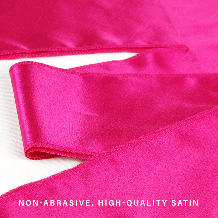 Evolve Satin Wrap Scarf [Fuchsia] #4406