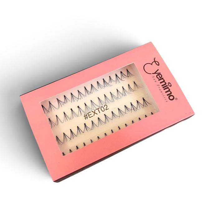 #EXT02 - Cluster Eyelash Extensions (10-11mm - Black)