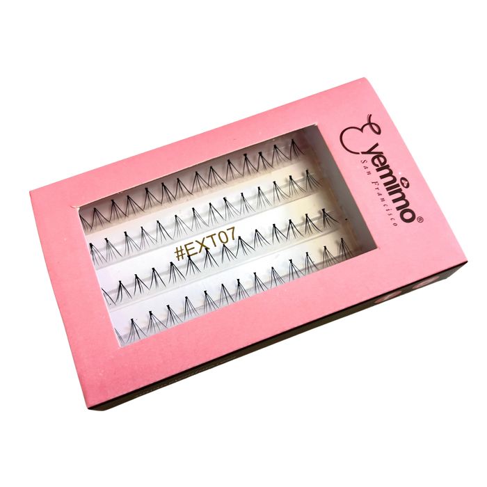 #EXT07 - Cluster Eyelash Extensions (6-7mm - Black)