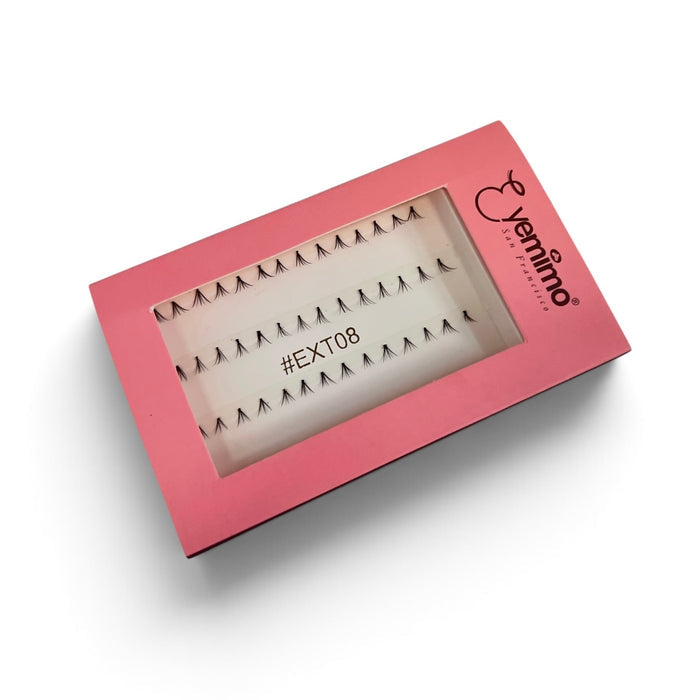 #EXT08 - Cluster Eyelash Extensions (4-5mm - Black)