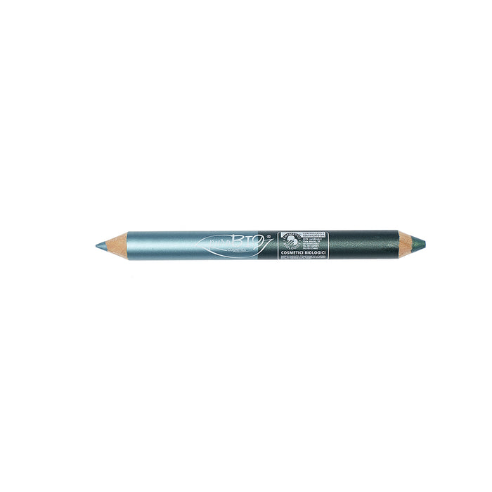 EYE DUO PENCIL NIGHT - Teal green KAJAL + Emerald green EYESHADOW