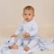 Feltman Peter Pan Cable Knit Set-Lt. Blue