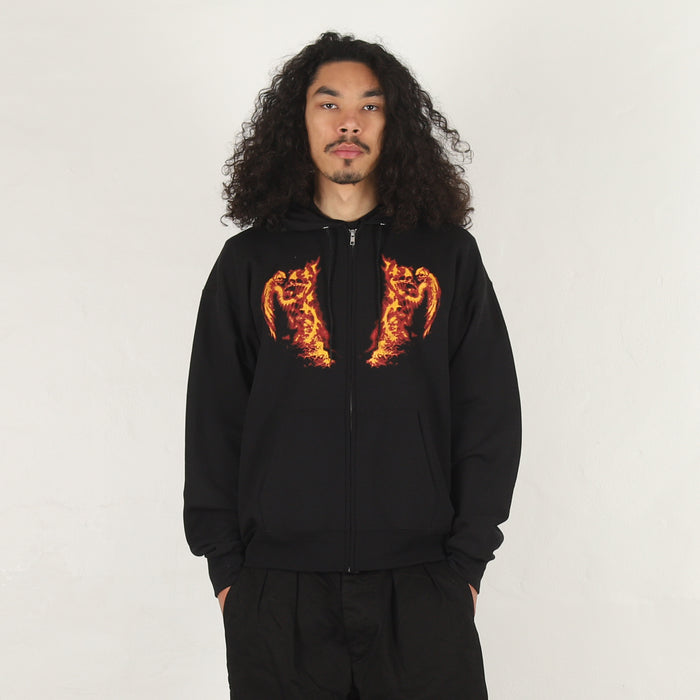 Flame Zip Up - Navy