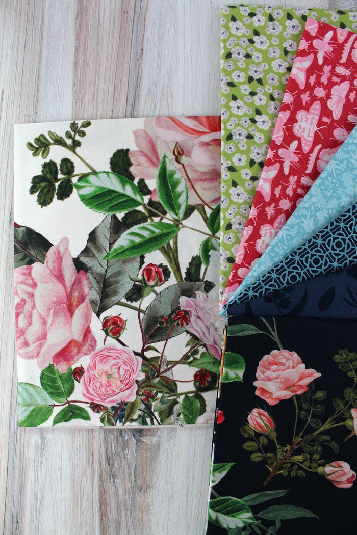Floral Gardens 1yd Bundle in Midnight