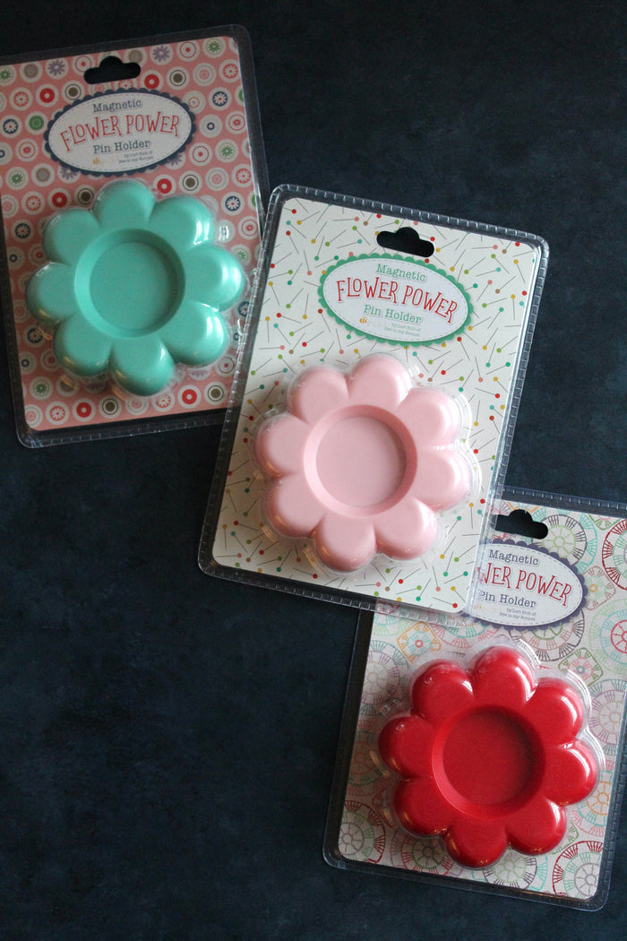 Flower Power Magnetic Pin Holder by Lori Holt