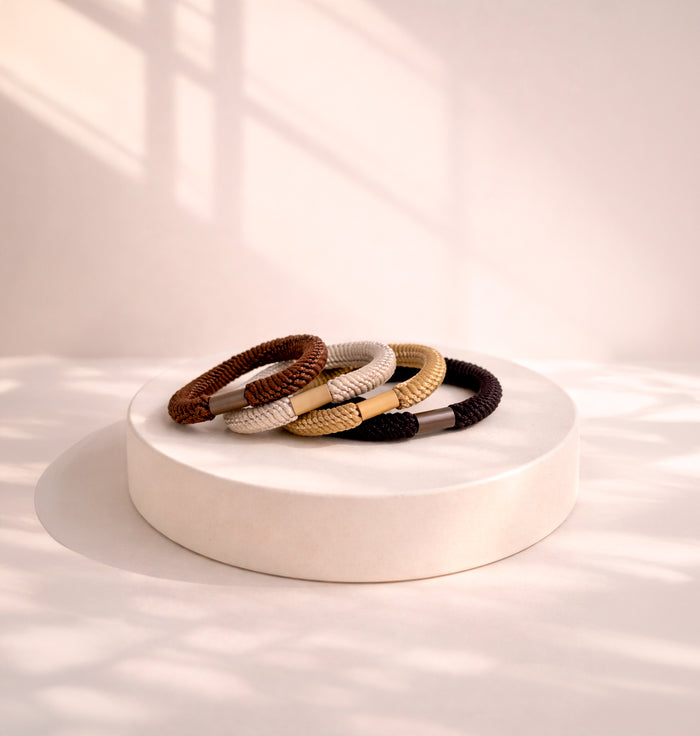 FORUDBESTILLING: NAMISO | Zen Ties Mix 2 - 4 pk hårelastikker