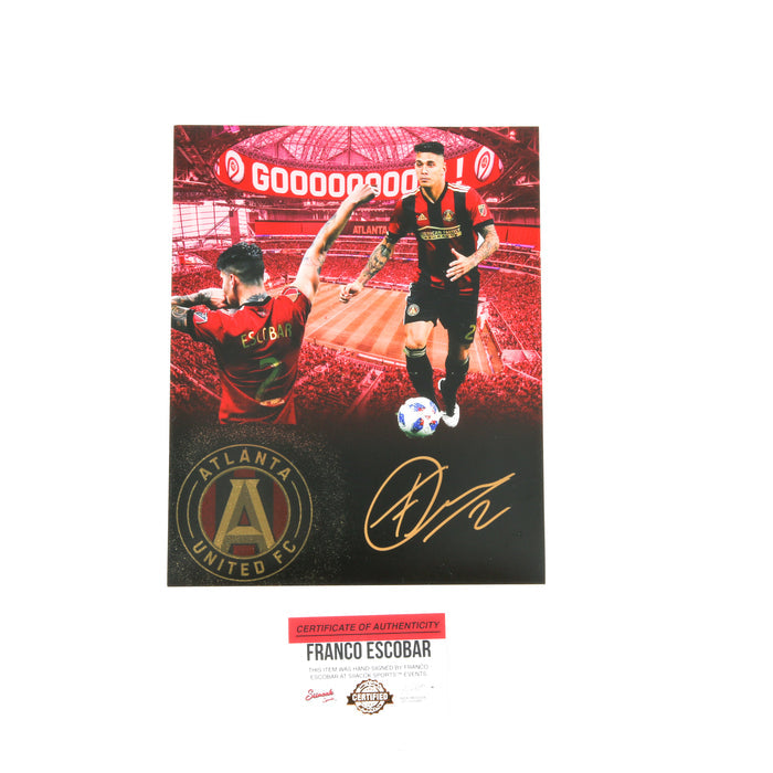 Franco Escobar Signed 8x10 Edit 1 Atlanta United FC