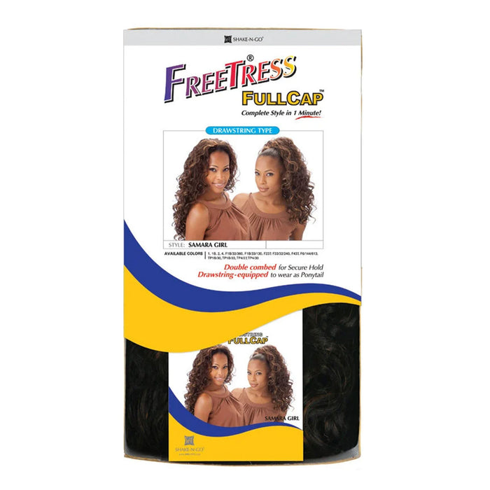 Freetress Drawstring Full Cap Half Wig Creta Girl