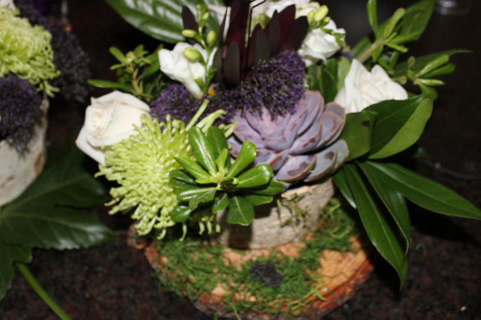 Fresh Green & Purple Organic Wedding