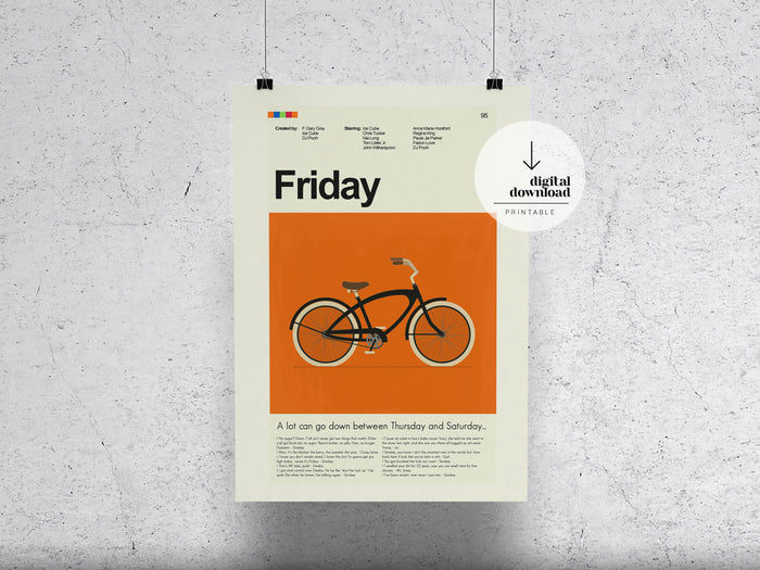 Friday | DIGITAL ARTWORK DOWNLOAD