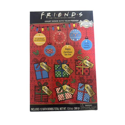 FRIENDS The Television Series count down with your friends include 12 bath bombs total