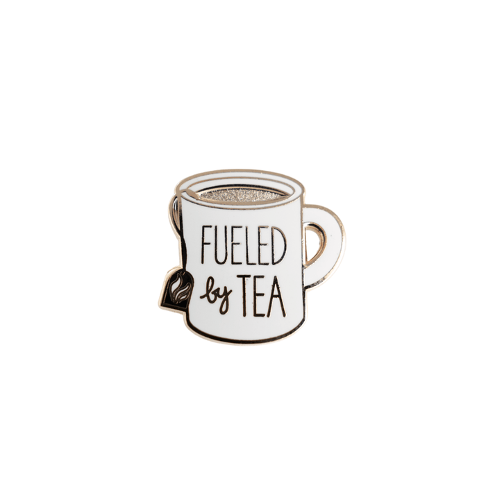 "Fueled By Tea" Enamel Pin - Full Leaf Tea Company