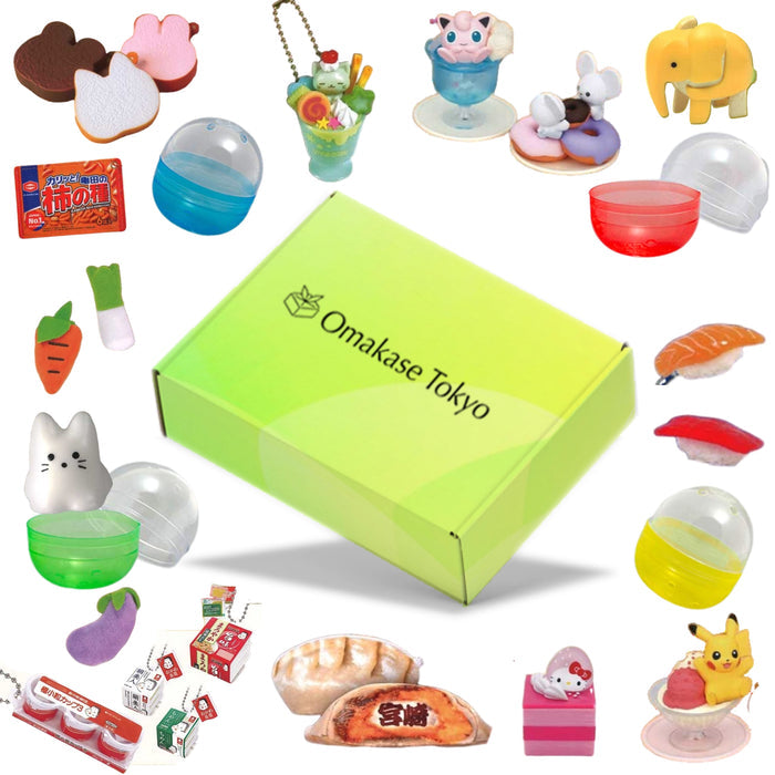 Gachapon (Gashapon) Capsule Toy Lucky Set pack of 8