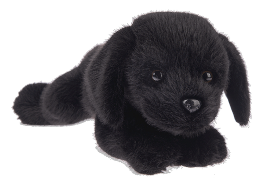 Ganz 14" Biscuit Dog-Black