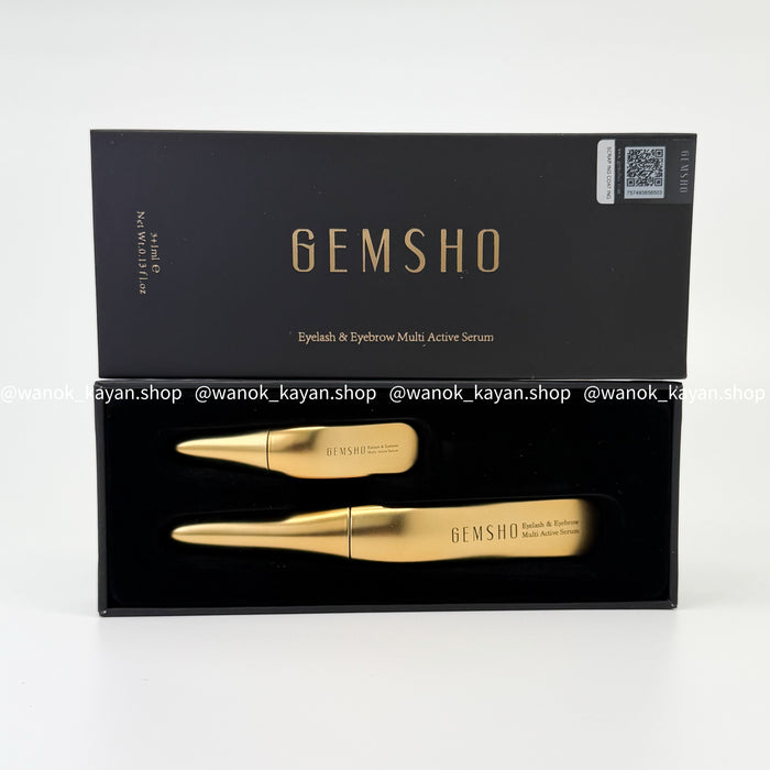 Gemsho 增長睫毛液 3ml+1ml 極速增長睫毛液 GEMSHO Eyelash & Eyebrow Multi Active Serum