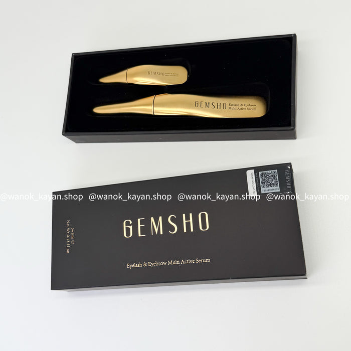 Gemsho 增長睫毛液 3ml+1ml 極速增長睫毛液 GEMSHO Eyelash & Eyebrow Multi Active Serum