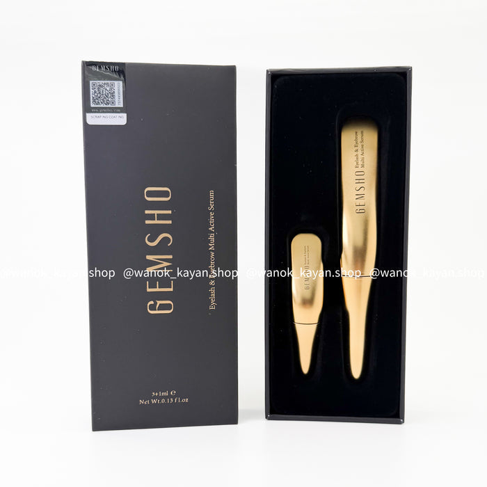 Gemsho 增長睫毛液 3ml+1ml 極速增長睫毛液 GEMSHO Eyelash & Eyebrow Multi Active Serum