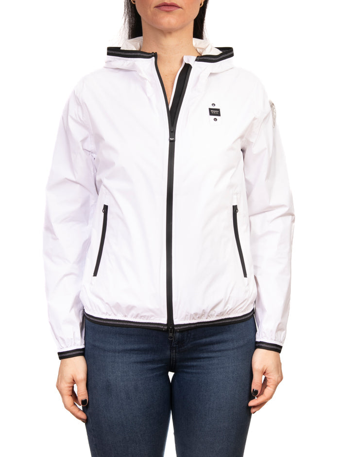 BLAUER Giacca nylon bianco 11237-NAY 007110-100